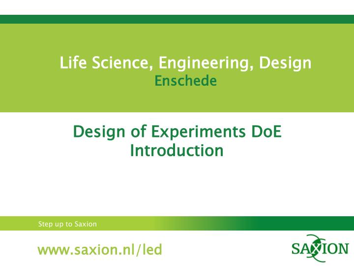 life science engineering design enschede