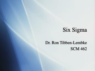 six sigma