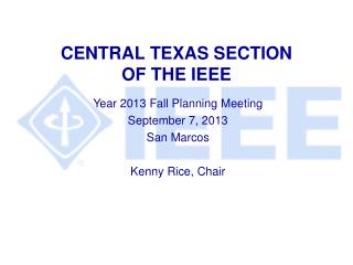 CENTRAL TEXAS SECTION OF THE IEEE