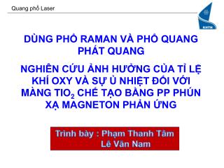 Quang ph? Laser