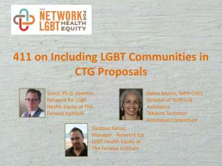 411 on Including LGBT Communities in CTG Proposals