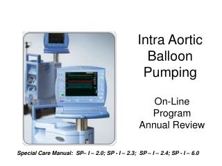 Intra Aortic Balloon Pumping