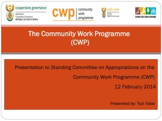 The Community Work Programme (CWP)