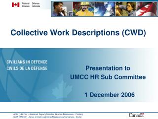 Collective Work Descriptions (CWD)