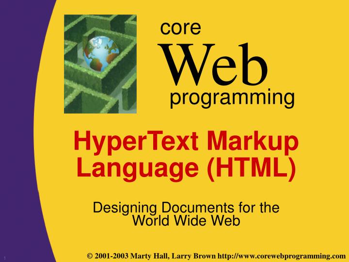 hypertext markup language html