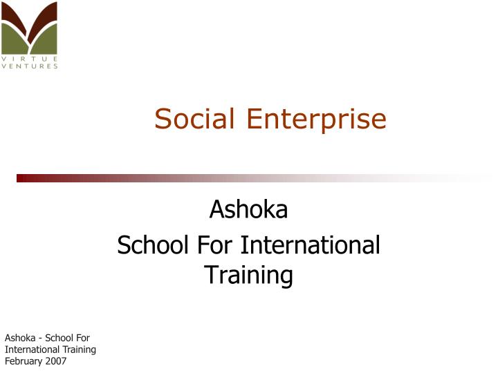 social enterprise