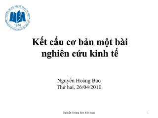 k t c u c b n m t b i nghi n c u kinh t