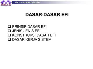 dasar dasar efi