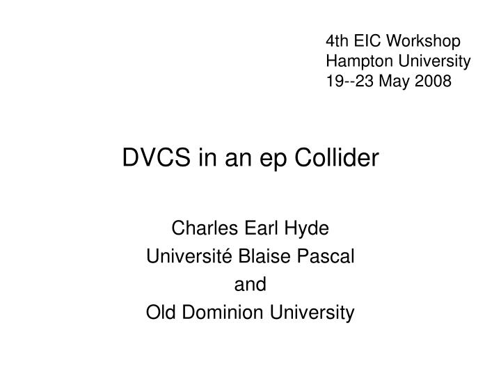 dvcs in an ep collider