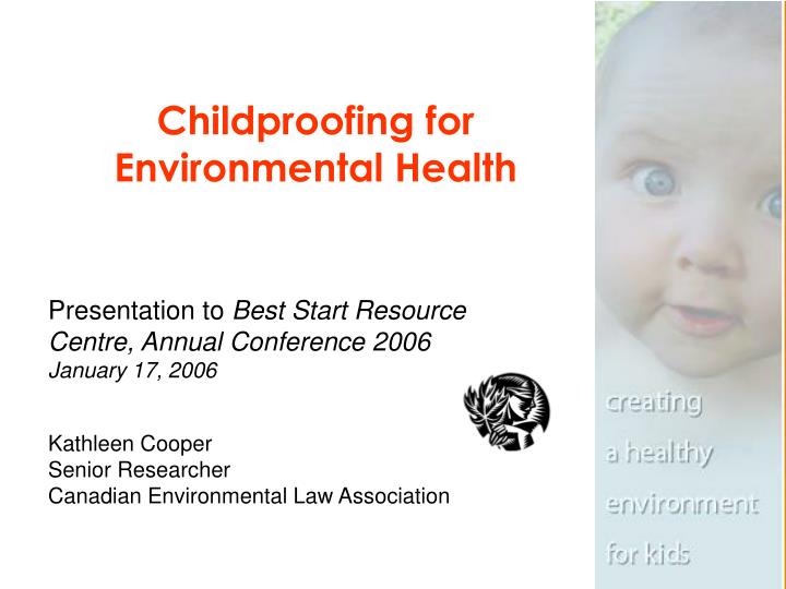 childproofing for environmental health
