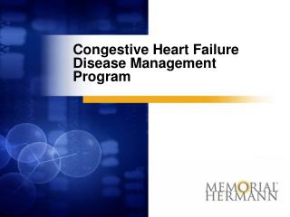 Congestive Heart Failure Disease Management Program