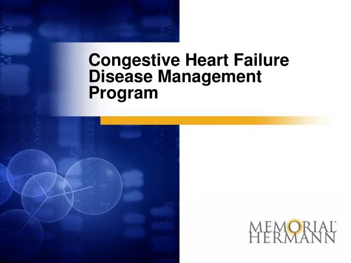 congestive heart failure disease management program