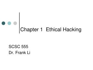 Chapter 1 Ethical Hacking