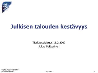 julkisen talouden kest vyys