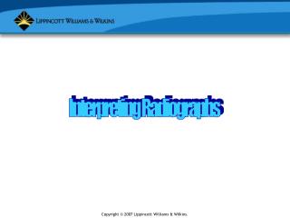 Interpreting Radiographs