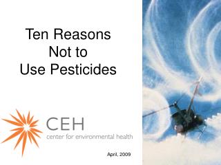 Ten Reasons Not to Use Pesticides