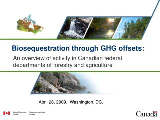 Biosequestration through GHG offsets: