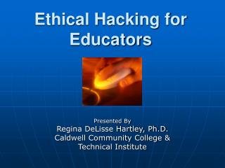 Ethical Hacking for Educators
