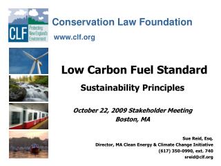 Low Carbon Fuel Standard