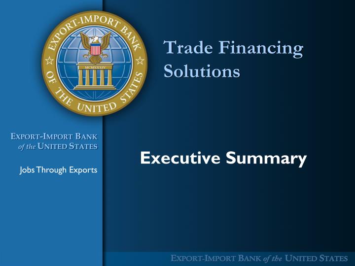 trade financing solutions