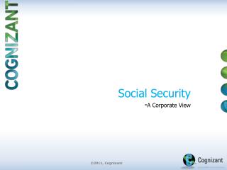 Social Security - A Corporate View