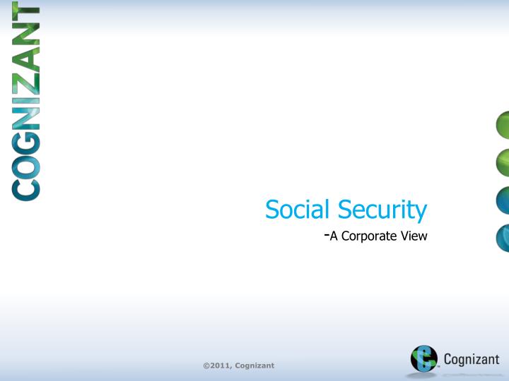 social security a corporate view