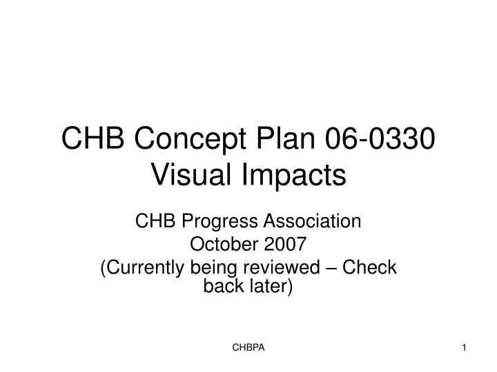 chb concept plan 06 0330 visual impacts