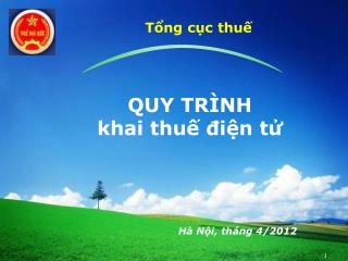 quy tr nh khai thu i n t