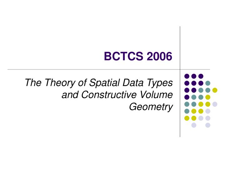 bctcs 2006