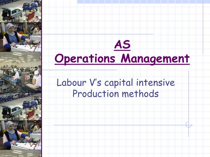 as operations management