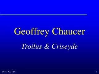 Geoffrey Chaucer