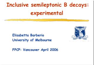 Inclusive semileptonic B decays: experimental