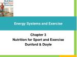 Energy Systems and Exercise
