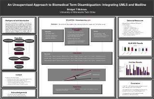 An Unsupervised Approach to Biomedical Term Disambiguation: Integrating UMLS and Medline