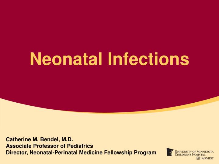 neonatal infections