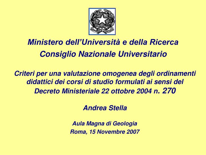 aula magna di geologia roma 15 novembre 2007