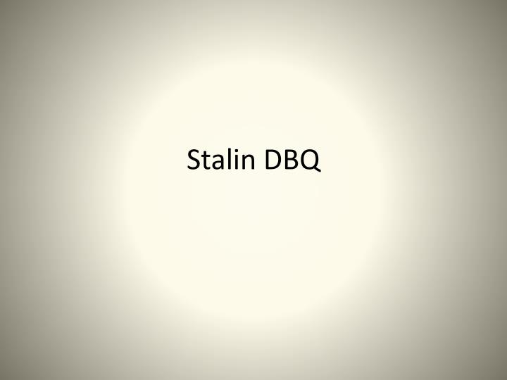 stalin dbq