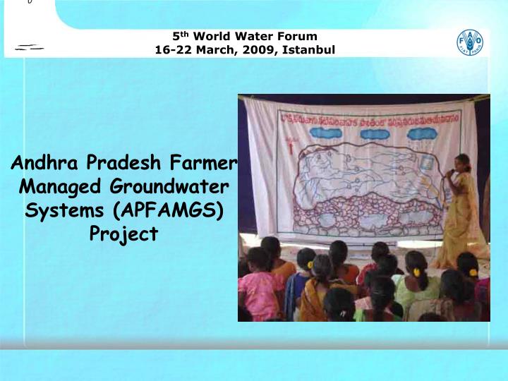 andhra pradesh farmer managed groundwater systems apfamgs project
