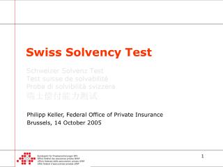 Swiss Solvency Test