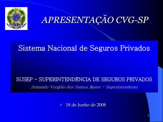 apresenta o cvg sp