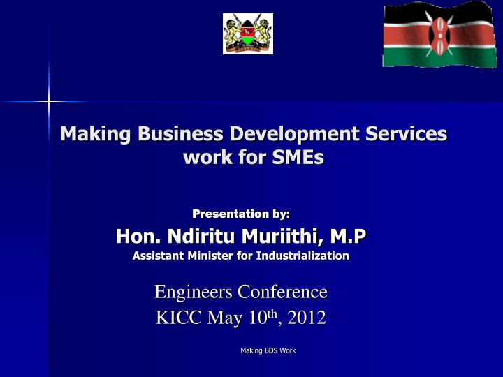 making business development services work for smes