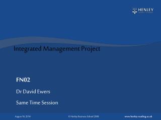 Integrated Management Project