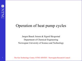 Operation of heat pump cycles