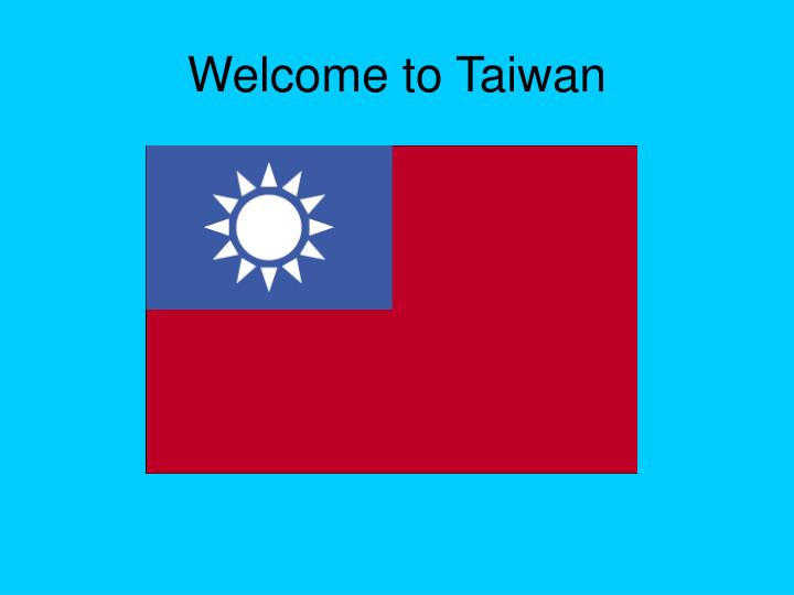 welcome to taiwan