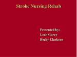 Stroke Nursing Rehab - slide 1