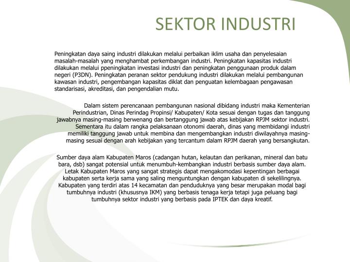 sektor industri