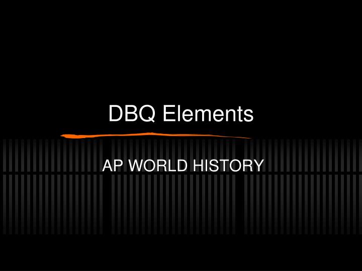 dbq elements
