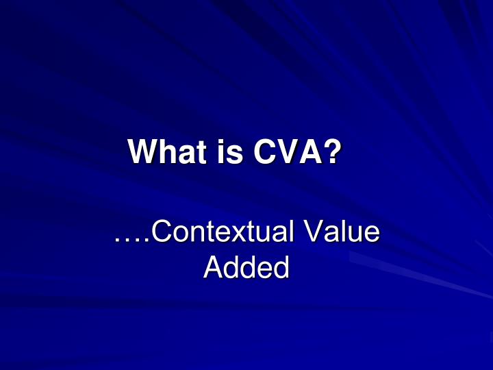what is cva