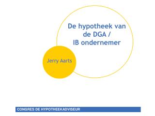 de hypotheek van de dga ib ondernemer