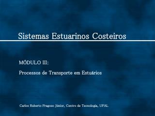 sistemas estuarinos costeiros
